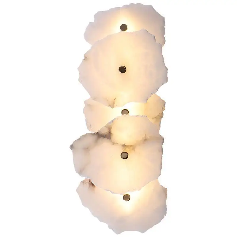

Modern light luxury marble wall lamp designer simple living room bedroom bedside aisle wall lamp