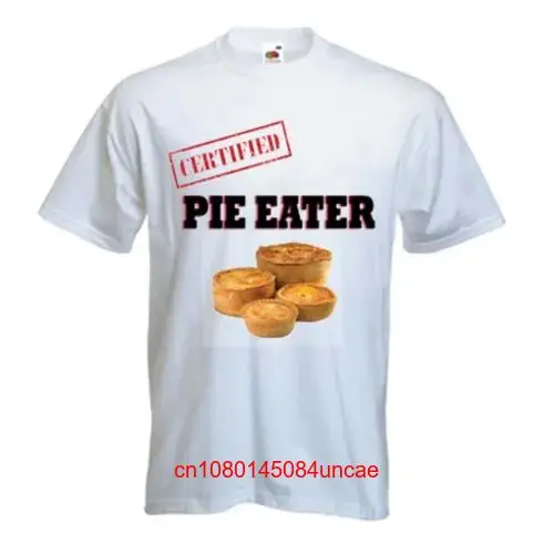 CERTIFIED PIE EATER T SHIRT Wigan Lancashire Rugby Athletic Sizes S to XXXL long or short sleeves