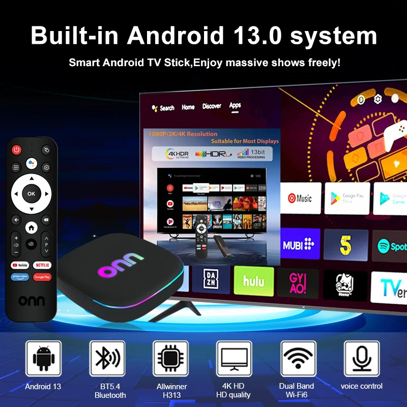 Boîtier Android ONN Budget pou - Home Cinema Youtube avis et prix