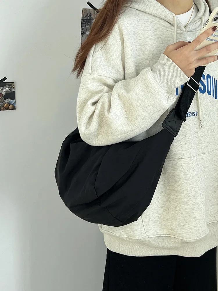 Nylon frauen hobos Schulter taschen Große kapazität neue Casual Umhängetaschen Für Frau Reise Handtaschen weibliche große totes