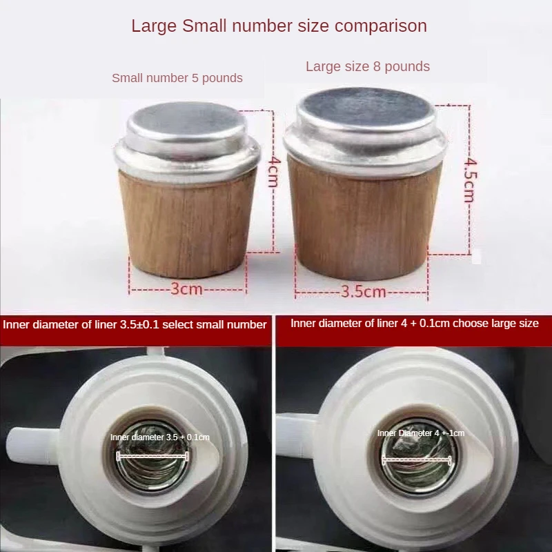 2pcs Natural Wood Thermos Bottle Stopper Safety Durable Seal Cork Plug Wine Brewing Seal Stopper Home Replace Kettle Accessories