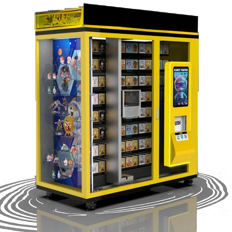 blind boxes gift toy doll vending machine with lighting with Gift /Toy Elevator 3D Vending Machine