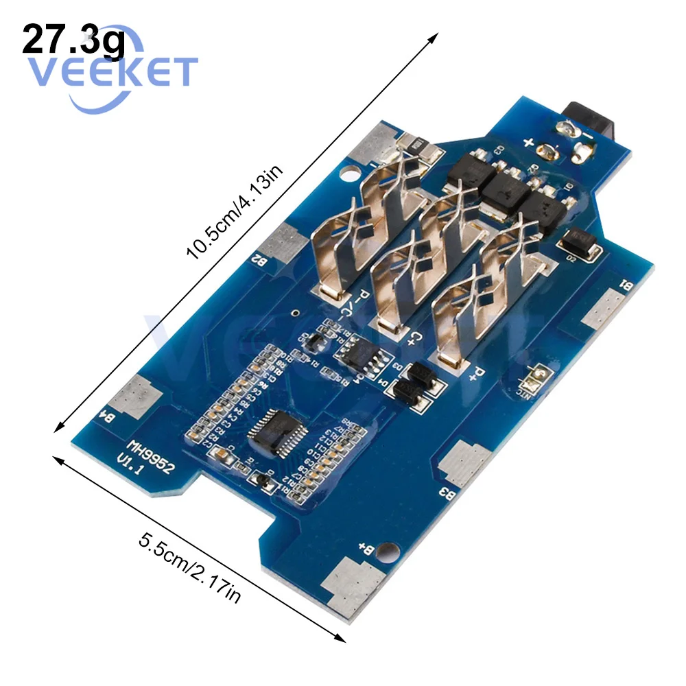 High Quality 5S Lithium Battery Protection Plate 18/21V BMS For 18650 Battery With Temperature and Discharge Protection