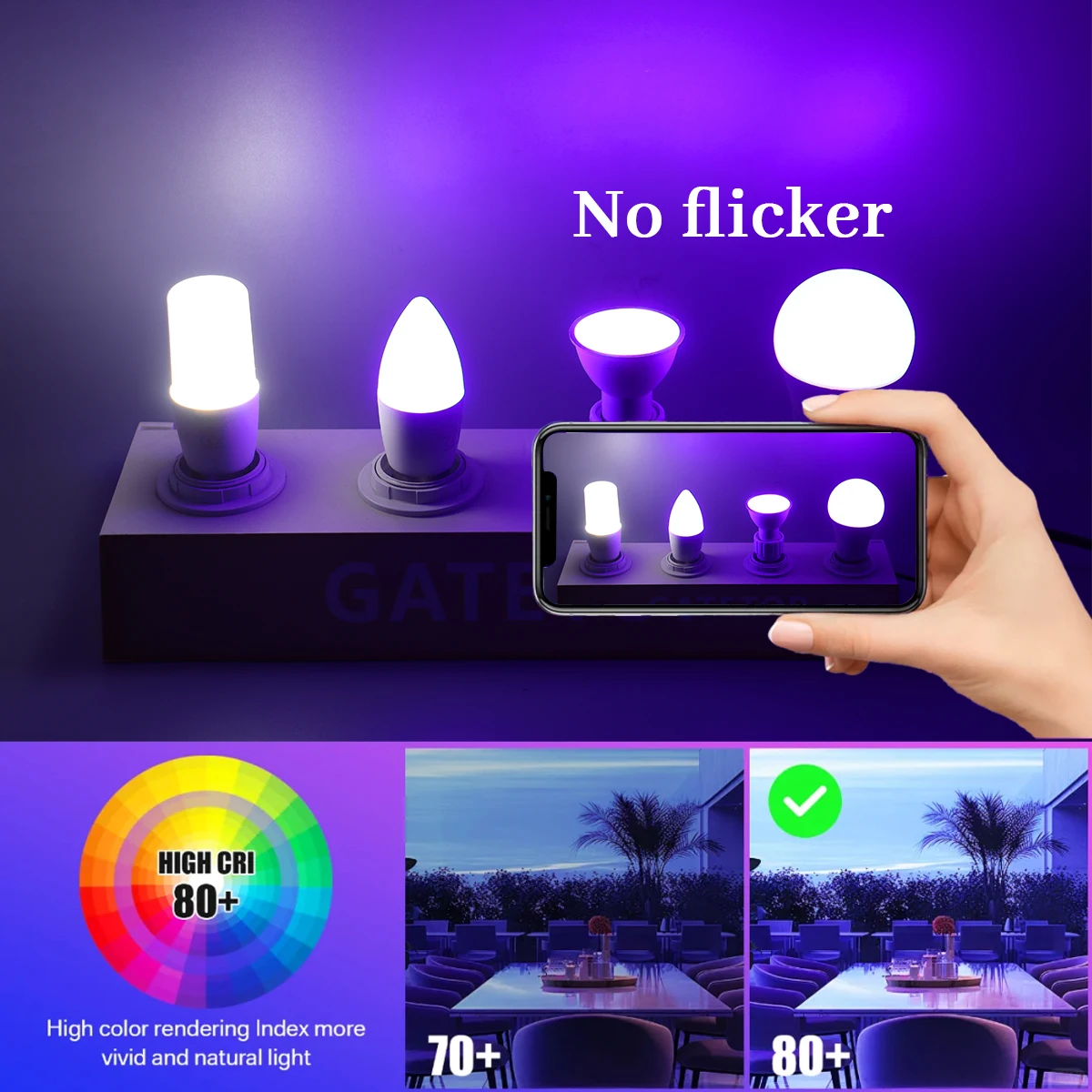 2 قطعة RGB لمبة LED متعدد الألوان ضوء E14 E27 B22 T37 16 ألوان 220 فولت 110 فولت الإضاءة الذكية عكس الضوء 24 مفتاح التحكم عن بعد مصباح