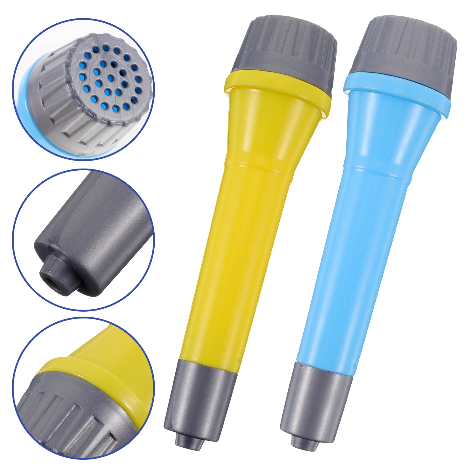 

4Pcs Microphone Prop Vivid Simulation Mic for Stage Performance Party Favors Lightweight Portable Design