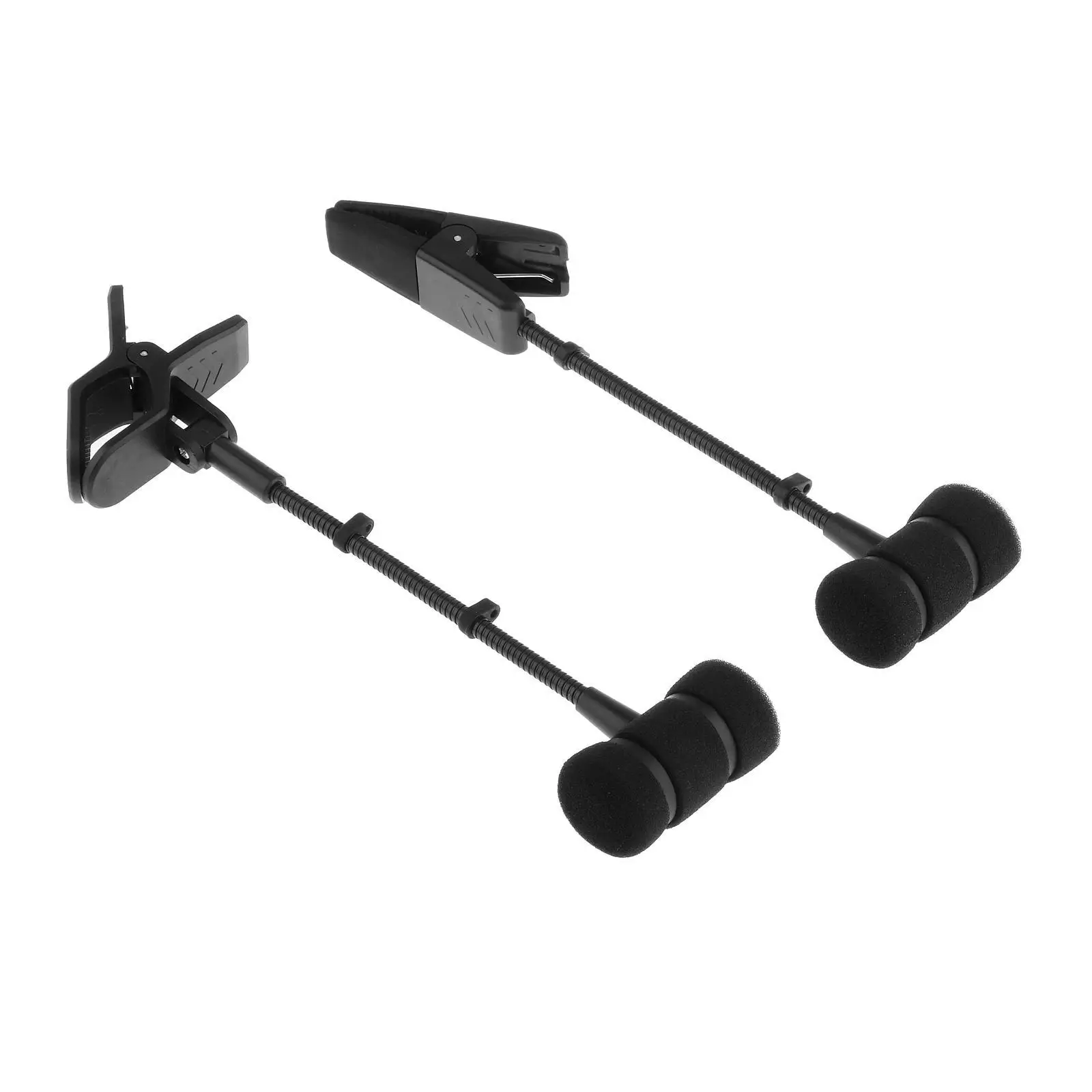 Adjustable Metal Microphone Clip Soundproofing Gooseneck Mic Holder for Saxophone and Wind Instruments Accessories