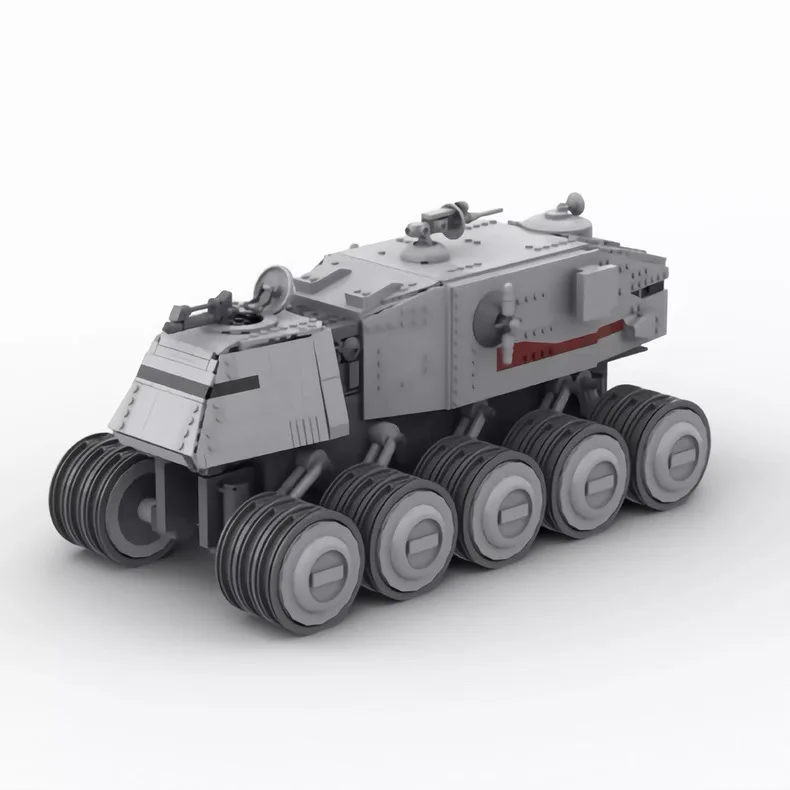 

MOC 2332 шт., звезда, боевой фильм HAVw A6 Juggernaut V3, турбо-танк, модель, строительные блоки, креативная игрушка в сборе, головоломка, подарки для детей