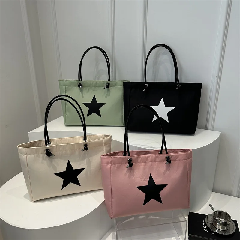 Large Capacity Canvas Ladies Tote Bags Casual Solid Color Shoulder Bags for Women 2024 Hot Sale Simplicity Bolsas Femininas