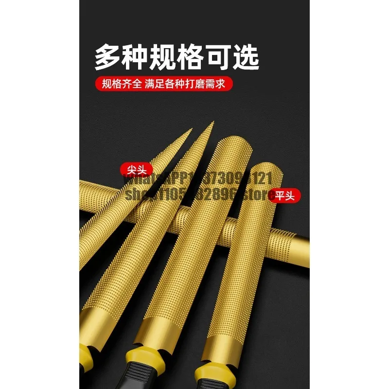 Woodworking, wood file, gold file, manual thrusting, wood, wood poking, grinding, rough teeth, scum shaping and rubbing
