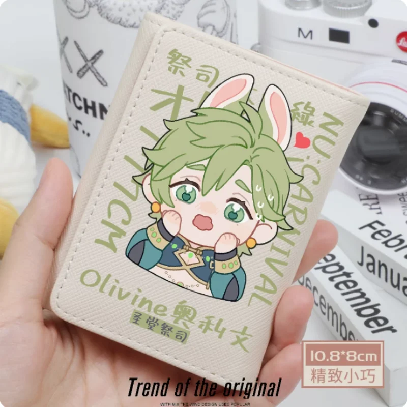 Anime Nu: Carnival Olivine  Wallet Women's Fold Bag Multi Card Large Capacity Fashion Wallet Gift