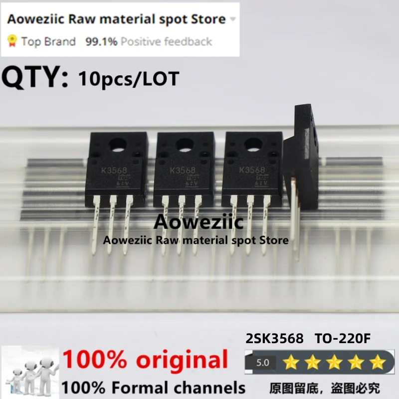 Aoweziic  100% New Imported Original  2SK3568  K3568  TO-220F  N-channel MOS FET  12A  500V