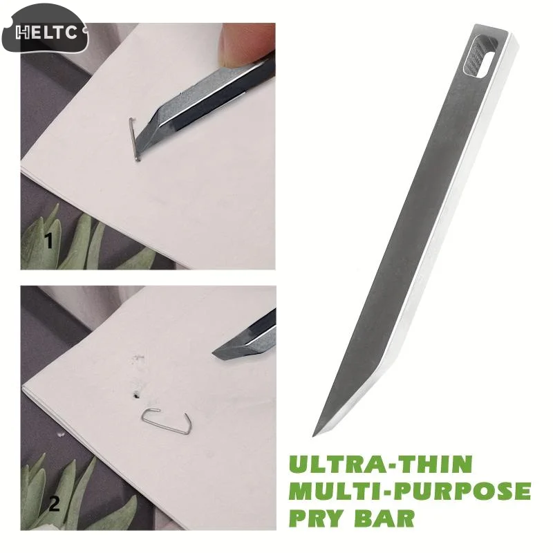 1個 EDC ステンレス鋼製 プライバー ヘビーデューティー ミニキーホルダー プライバー マイティ ポータブル マルチツール ドライバー 栓抜き & ボックスオープナー