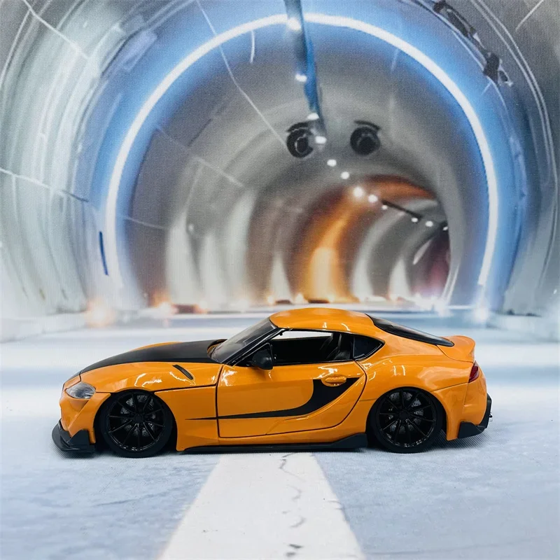 Jada 1:24 Fast & Furious 9 Toyota Supra GR modelo de aleación decorado para regalos de cumpleaños para niños