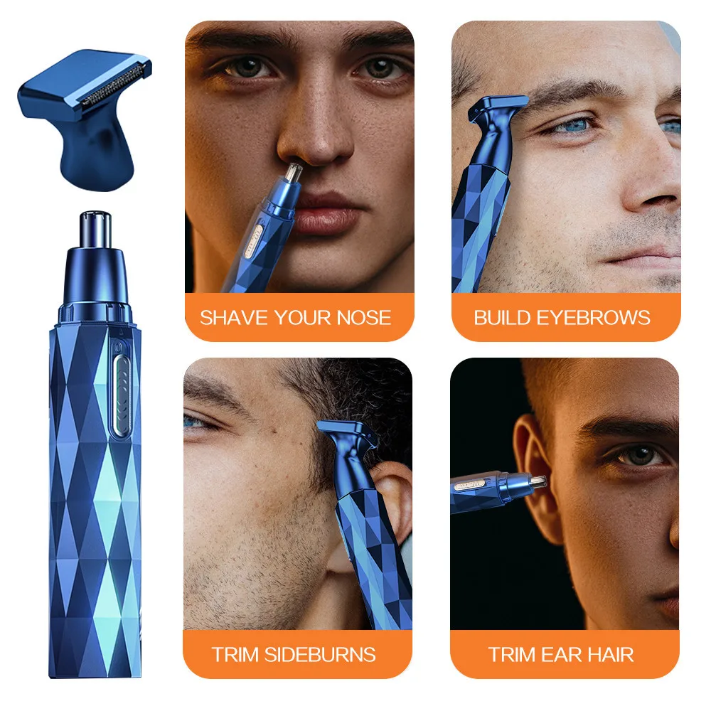 Electric Nose Hair Trimmer For Men Hair Remover For Ladies Trimmer For Nose And Ears Hair Cutting Machine Washable Shaving Tools