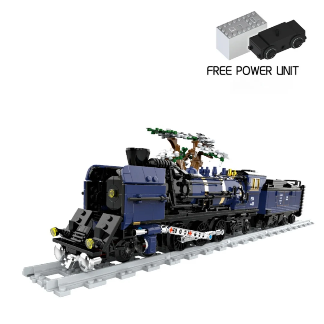 

1052pcs Technical Dongfang Zhengqi Train Moc Modularize Create Ideas Adorable Building Blocks Bricks Model Educational Toy Gift