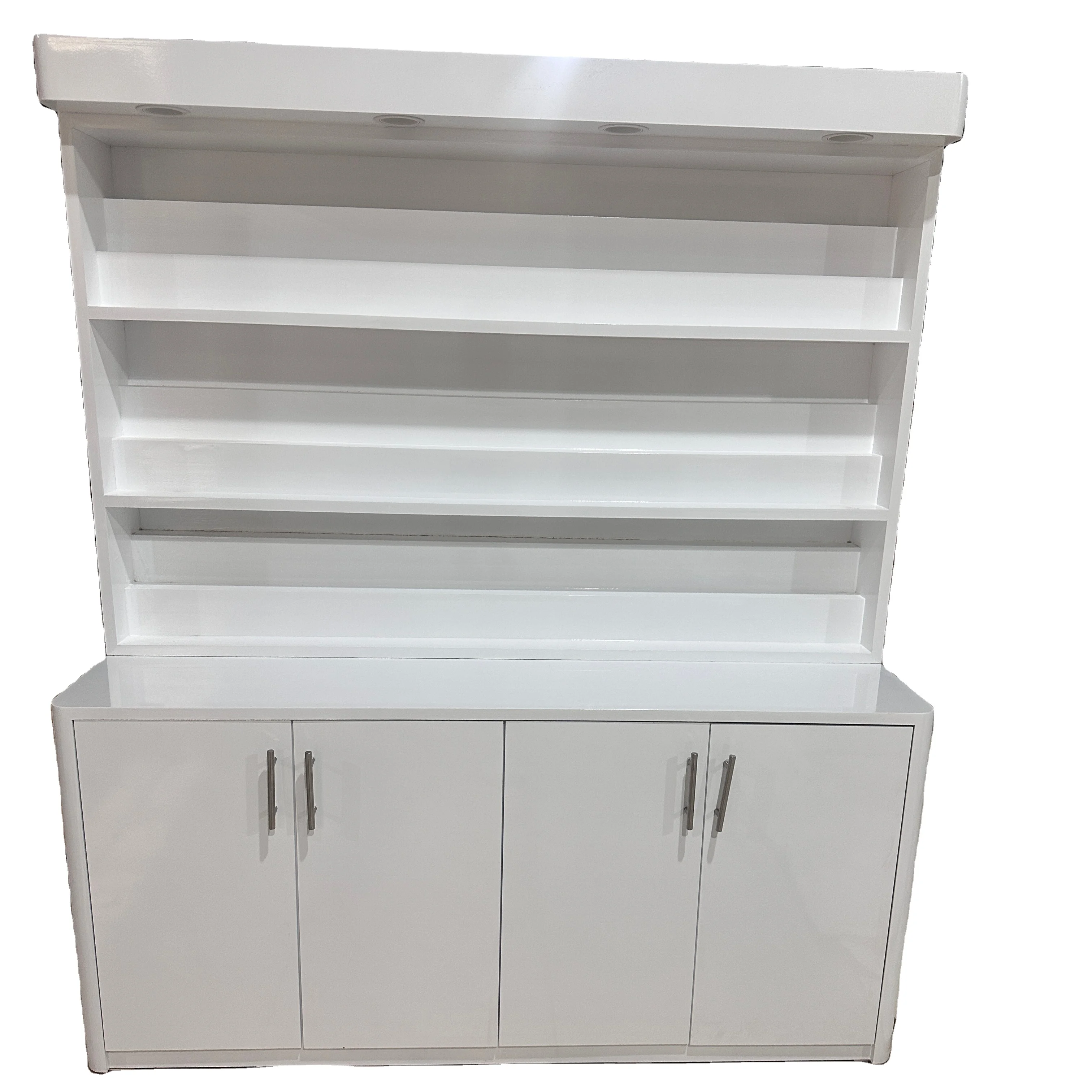 

Bomacy New White Simple Style Nail Polish Display Stand for Nail Salon