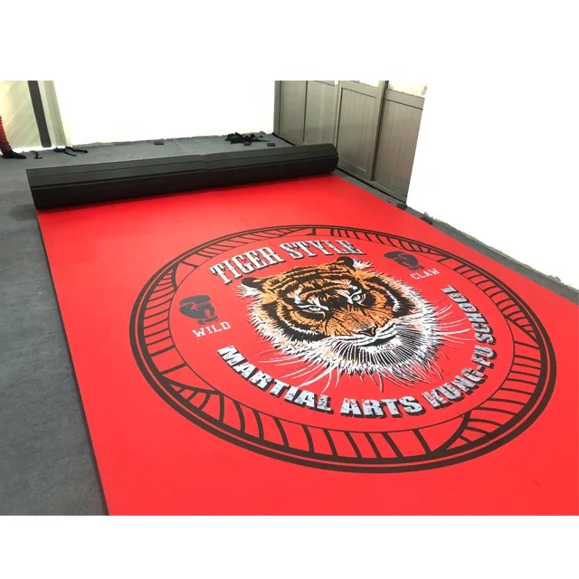 Factory High Quality Tatami Smooth Carpet Black Yellow Green Gym Red White Judo Taekwondo Blue Wrestling Style Surface Roll Mat