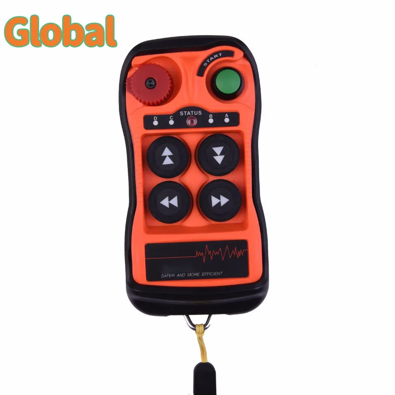 Q404 4 Buttons double Speed Industrial Wireless Radio Crane Remote Control switches winches Hoist track Crane  Controller