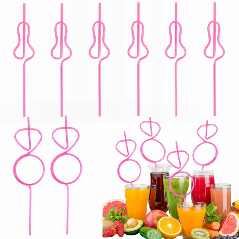 

10/11pcs Wedding Party Straws Bride To Be Bachelorette Party Team Bride Straw for Wedding Gift Bachelorette Party Decor Supplies
