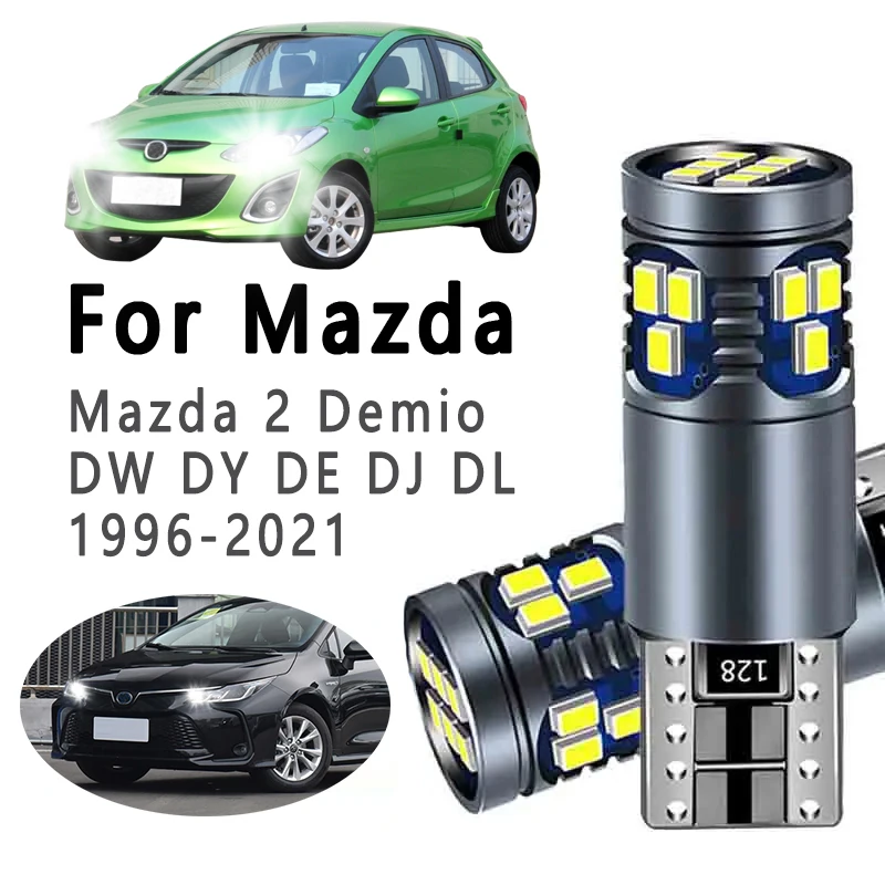 

2 шт. T10 автомобильные светодиодные лампы стояночного фонаря для Mazda 2 Demio DW DY DE DJ DL 1996-2015 2016 2017 2018 2019 2020 2021 габаритные огни