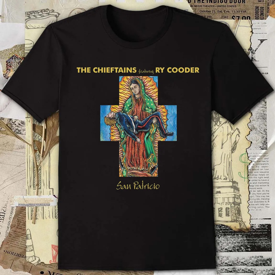 The Chieftains Band San Patricio Ablum T Shirt to 2f1106 Concert Tour Tee Band Merch Graphic Tee Unisex #1