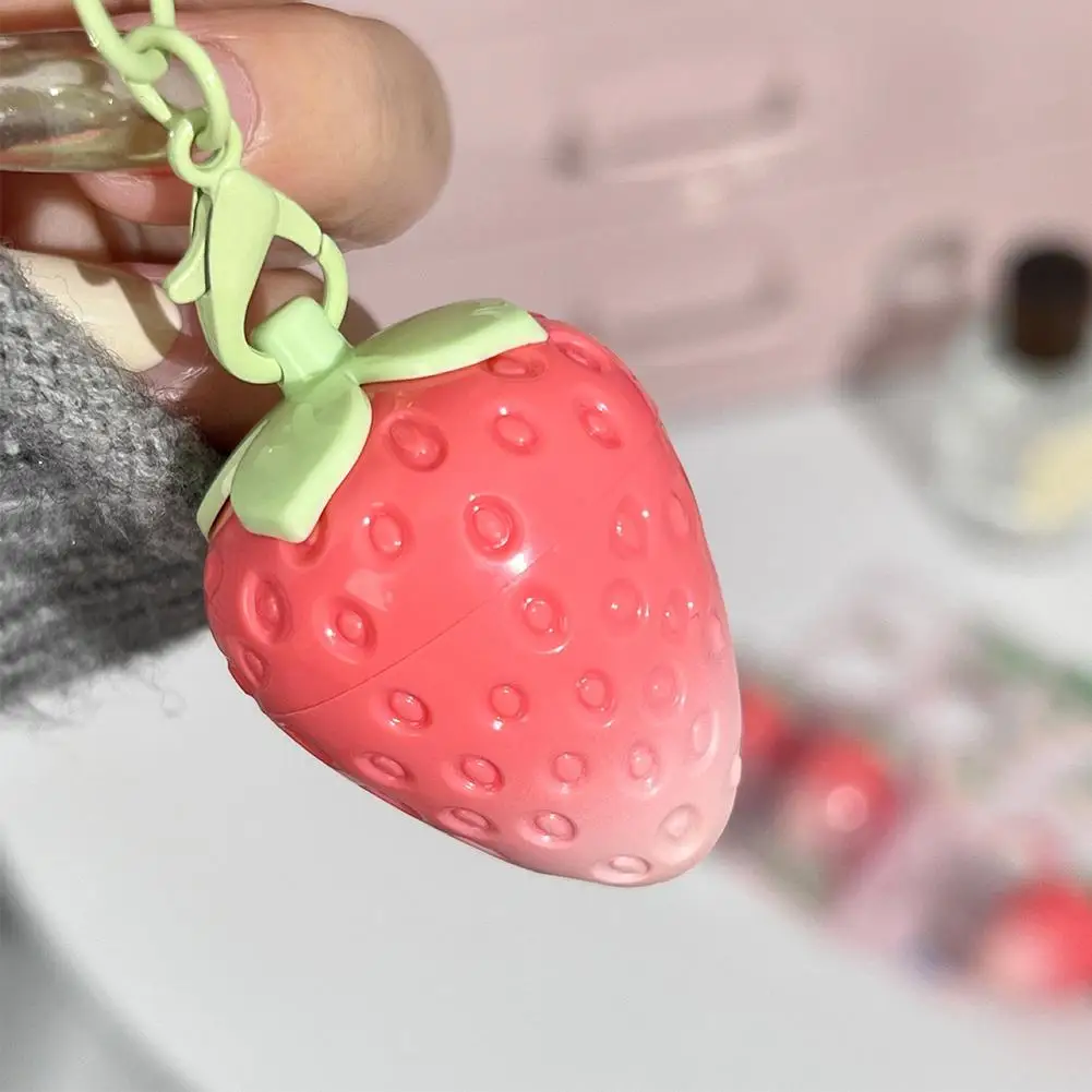 Moisturize Strawberries Temperature-changing Lipstick Long Lasting Moisturizing Nourishing Lip Balm Cute Cat Lipgloss Cosmetics