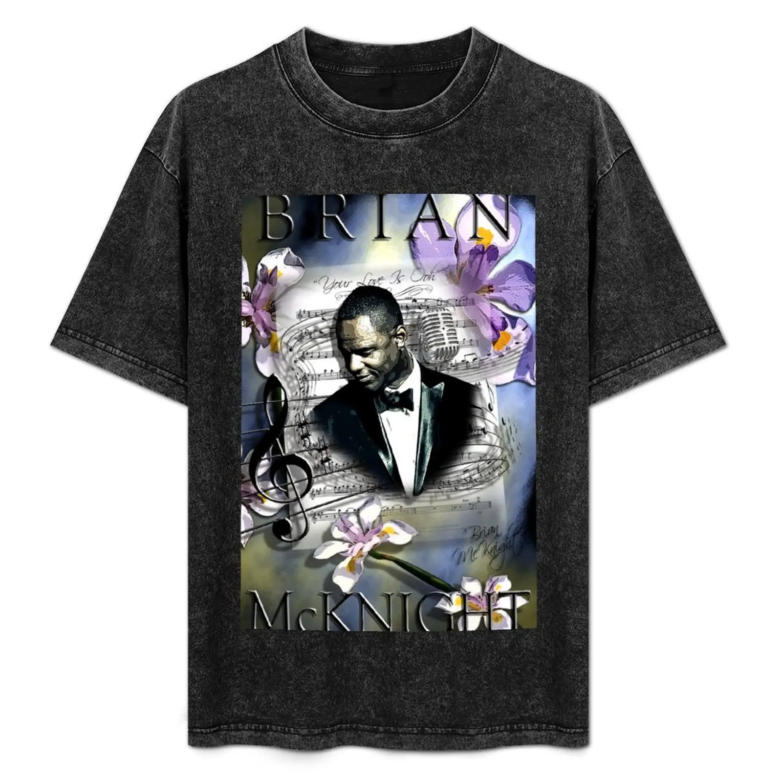 

Brian McKnight Your Love Is Ooh D-1 Shirt T-Shirt Non-Shrink Basic Cotton T-Shirt