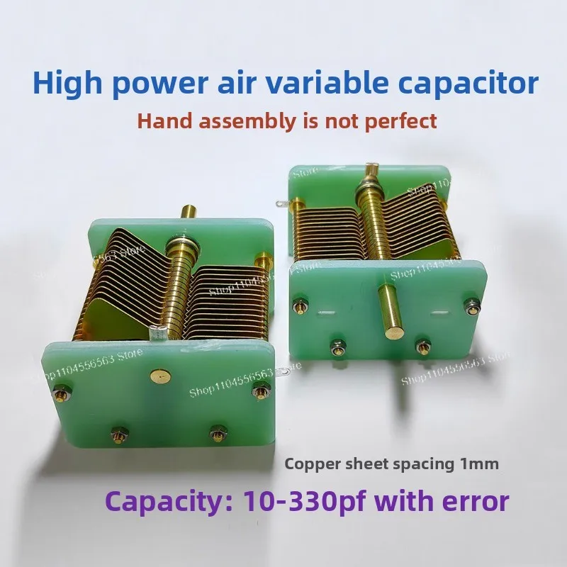High Power Air Variable Capacitor, Semi-handmade, Antenna Capacitor