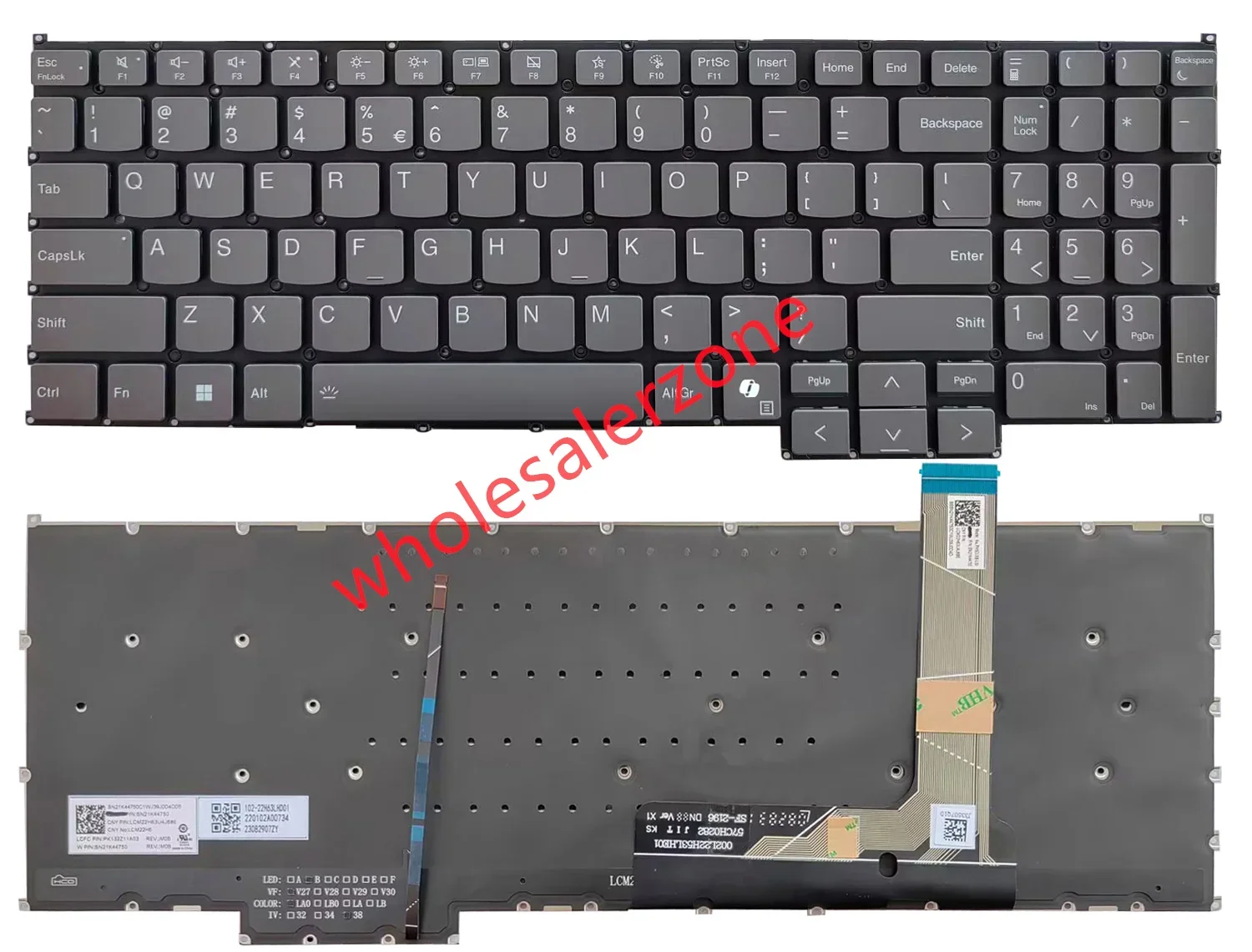 New for Lenovo ThinkBook 16 G7,16 G7 IML 21MS,16 G7 ARP 21MW,16 G7 QOY 21NH,ThinkBook 16p G5 IRX laptop US backlit Keyboard