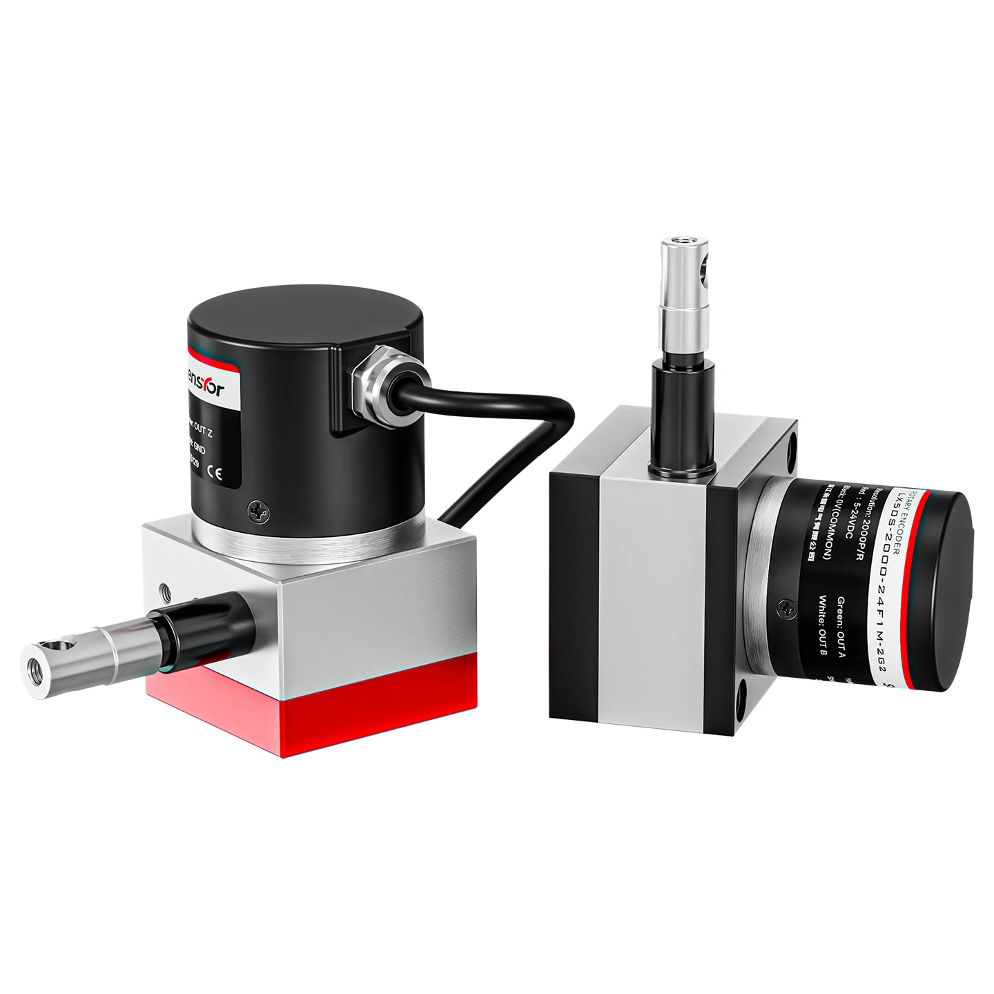 Draw-wire Incremental Encoder Rope-length Transmitter LX40S-600mm Digital Pulse Signal IP54 10-30V Linear Position String Pot