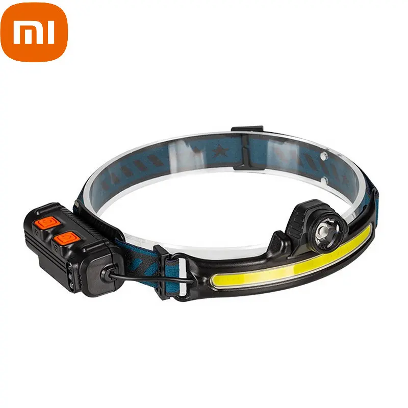 Xiaomi Zoom XPE COB LED Headlamp Multi-function Lamp Rechargeable Headlight Outdoor Fishing Portable Strong Light Flashlight