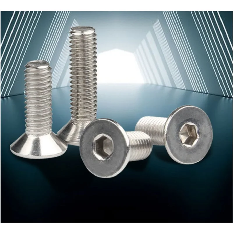 50-180pcs M3X20mm* Allen Hex Socket Countersunk Screw Countersunk Head Inner Hex Bolt M3x20mm Metric Machine Scre