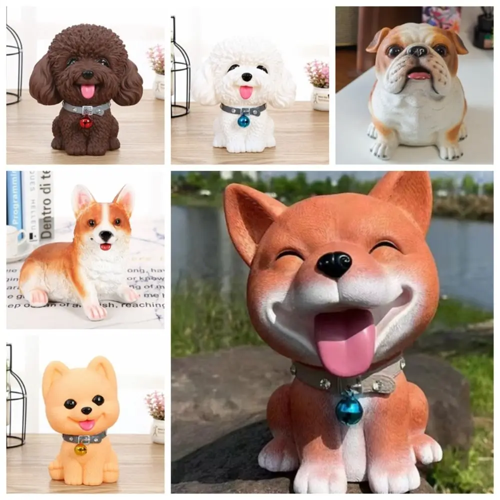 Tangki Tabungan Celengan Anjing Kapasitas Besar Dapat Dibuka Ornamen Anjing Zodiak Dekoratif Kotak Penyimpanan Hewan Kartun Mainan Anak