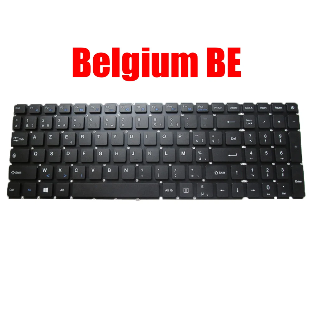 Belgium BE / French FR / Spanish SP Laptop Keyboard YXT-NB93-115 MB3422003 Black Without Frame New