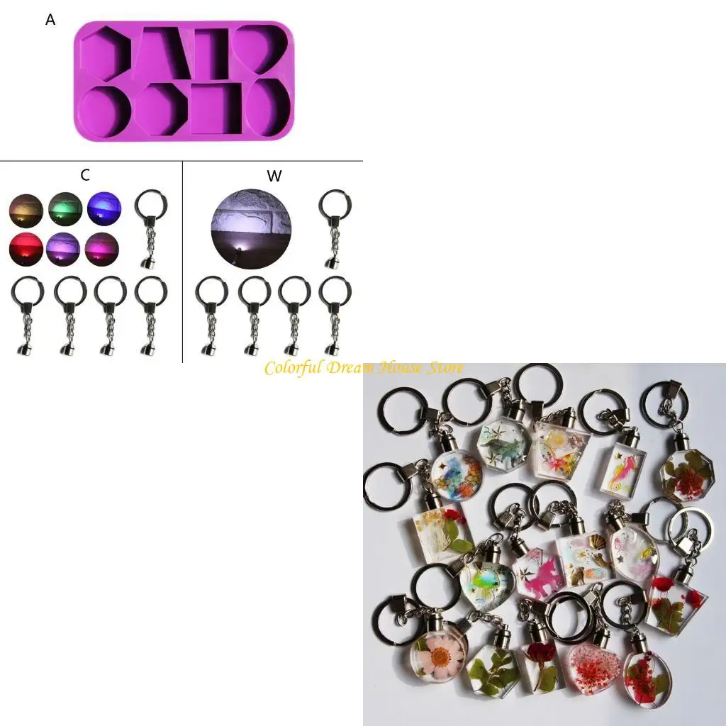 

Для креативных форм для ключей для формы геометрической формы формы Diy Craft Craft для женщин подвеска для женщин -мачинов