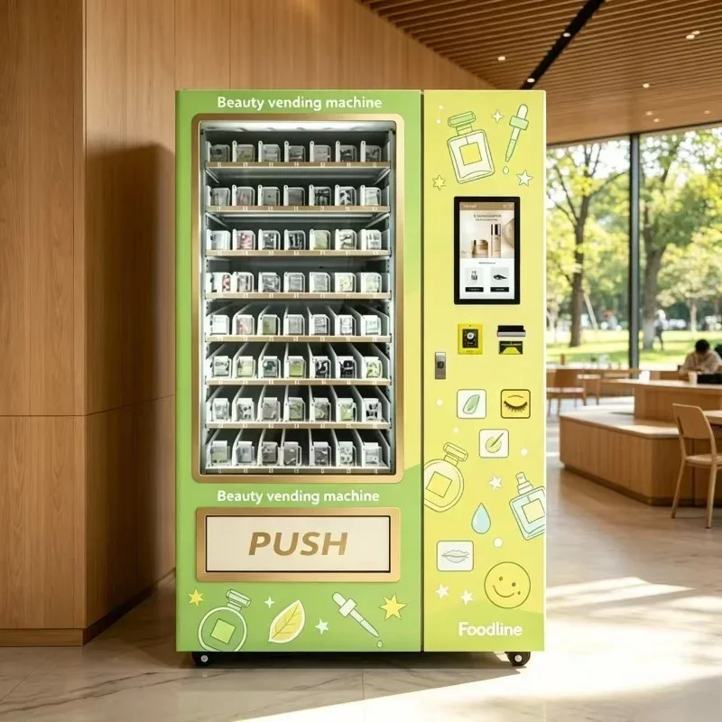 FL Self Selling Beauty Vending Machine Support Multi‑payment False Eyelash Nail Cosmetics Vending Machine For Station