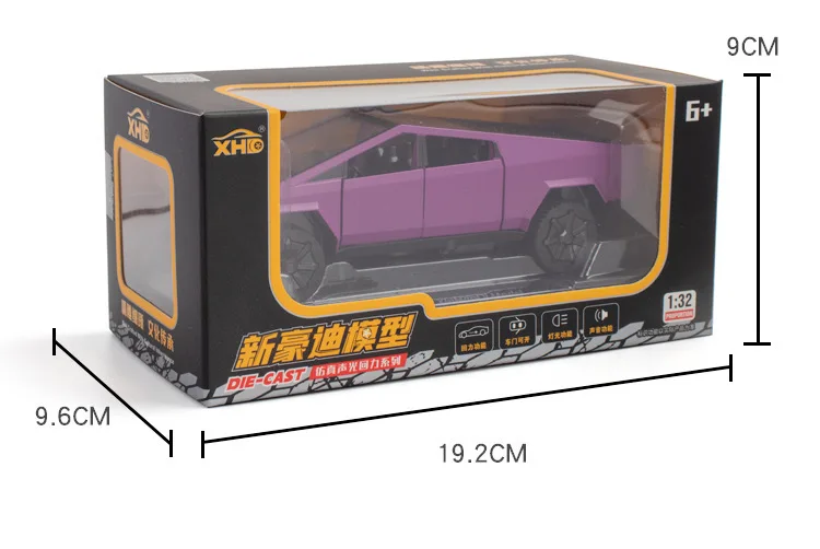 1:32 pastilla sonido tirar hacia atrás luz juguete coche modelo ornamento Diecast aleación coche modelo coleccionable