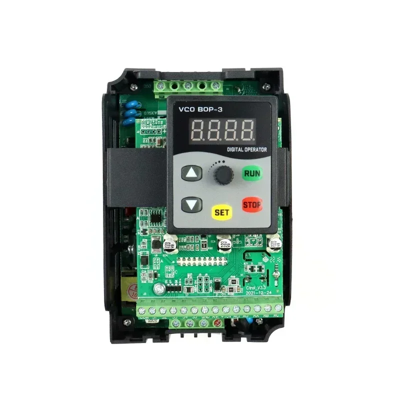 Variable Frequency Drive 1phase/3phase 220V 380V VFD 0.75/1.5/2.2/3KW Vector Frequency Converters Motor Speed Controller