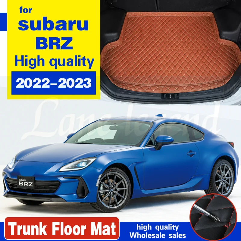 

Коврик для багажника автомобиля для Subaru Brz 2022, водонепроницаемый задний Чехол для груза, коврик, аксессуары для заднего багажника, подкладка под заказ, автомобильные аксессуары