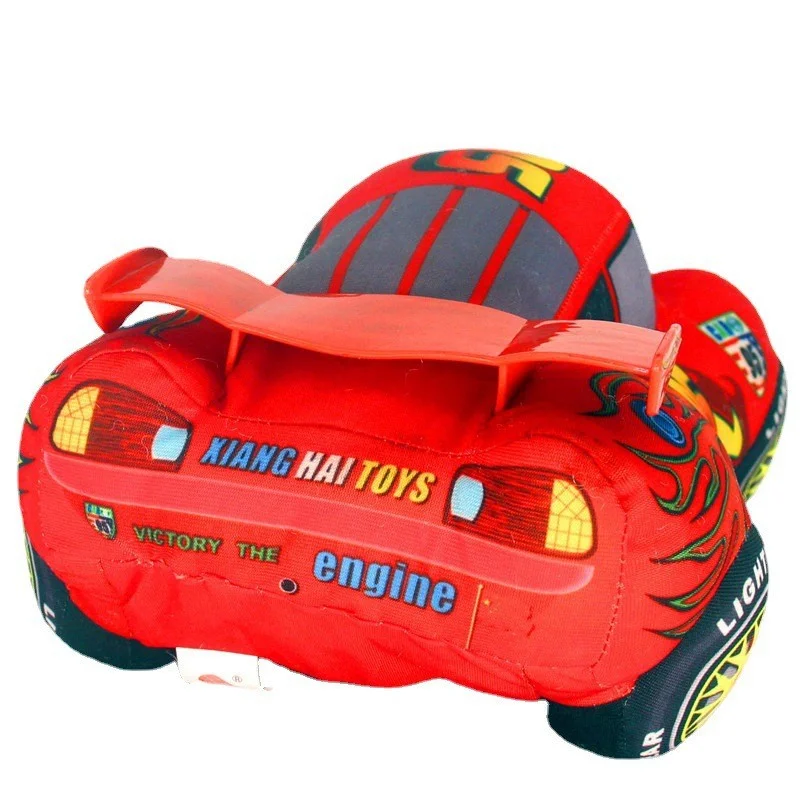 17-25cm Rotes 95 Cartoon-Auto Plüschkissen Stoffpuppe Deko für Halloween Weihnachtsfeier Geschenk – Detail 4