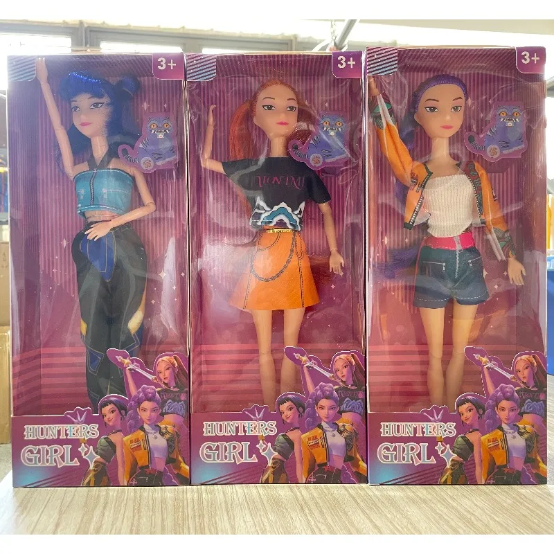 المبيعات الساخنة وصول جديد Kpop شيطان هنتر الفينيل شخصيات دمية لعبة الجماعية كبيرة للزينة زخرفة أفضل الحاضر