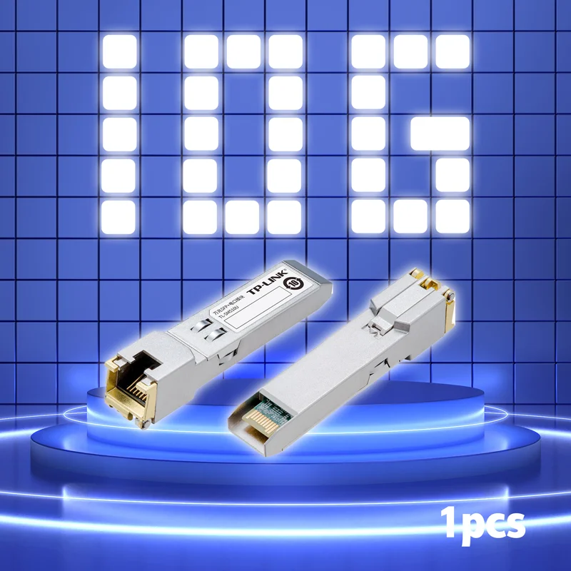 Imagem -03 - Tp-link-módulo Ótico da Fibra do Único Modo Conversor dos Ethernet Porto Rj45 10g 2.5g Sfp 10 Gigabits Sfp Tl-sm510u 10g