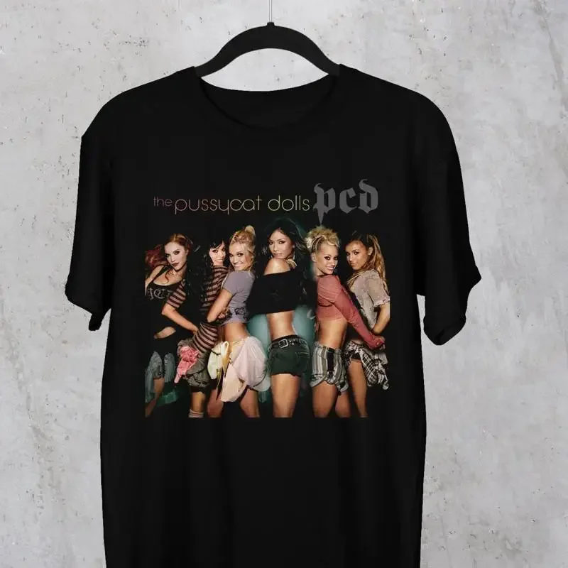 The Pussycat Dolls Band Cotton Black All Size T Shirt