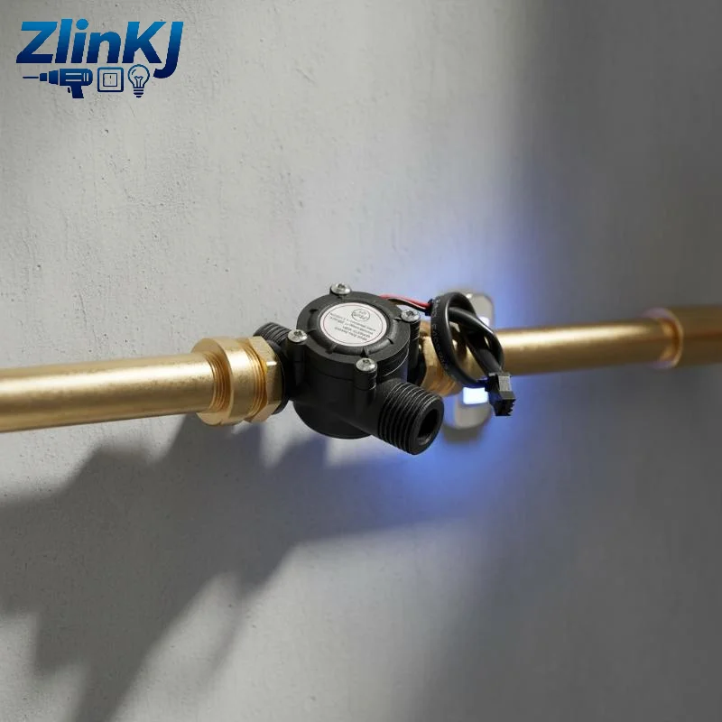 YF S201 High Precision Water Flow Sensor FS300A G1/2 4 Points Interface Hall Flowmeter for Water Treatment Facility