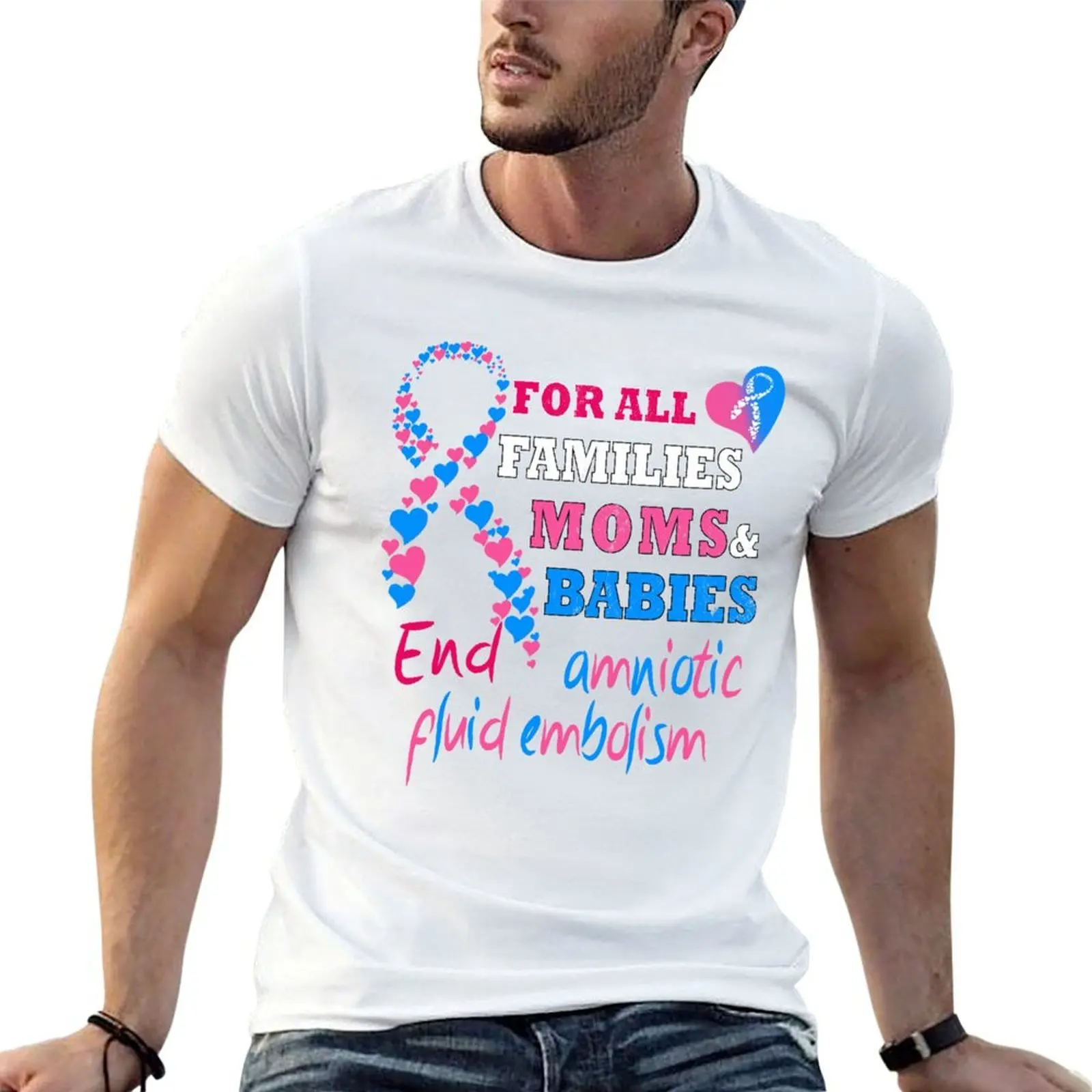 

End Amniotic Fluid Embolism T-Shirt t shirt man cotton t shirt man luxury t shirts for man graphic tees T-shirt