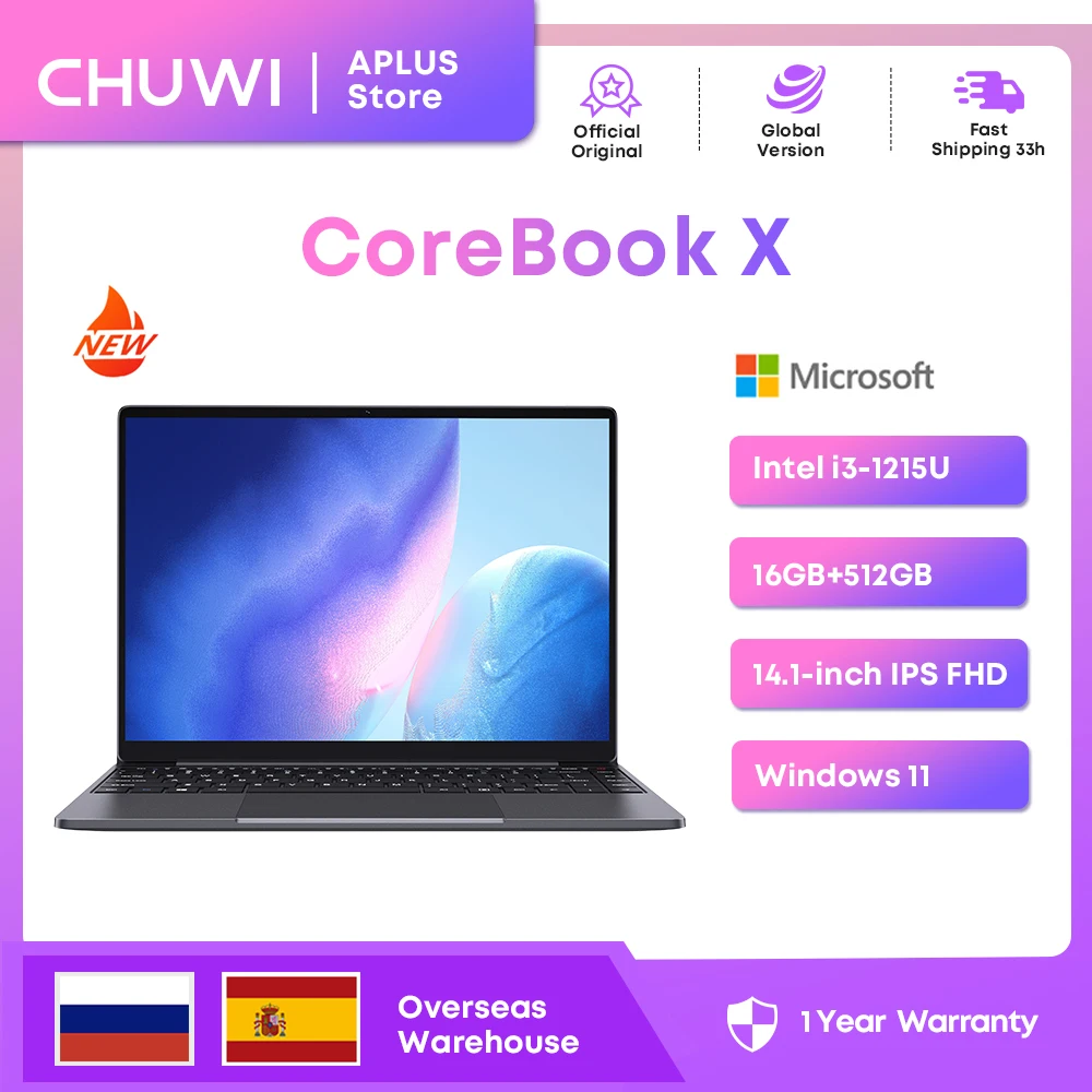 CHUWI CoreBook X игровой ноутбук