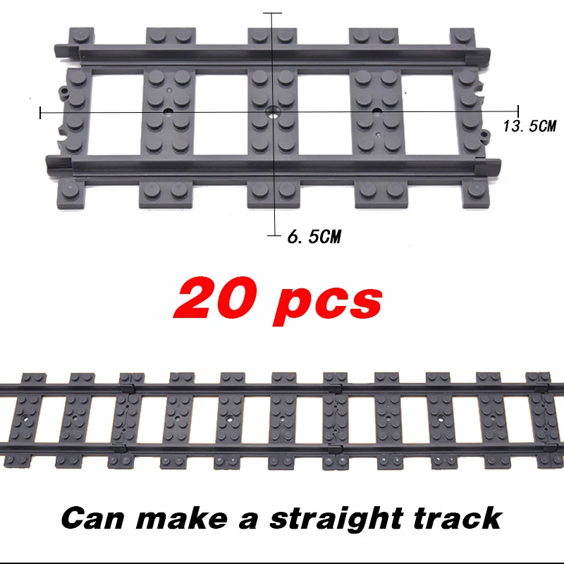 NEUE Stadt Züge Flexible Gleise Weiche Gerade Gebogene Schienen Schalter Baustein Kreative Modelle Eisenbahnen Spielzeug Für Kinder Geschenke