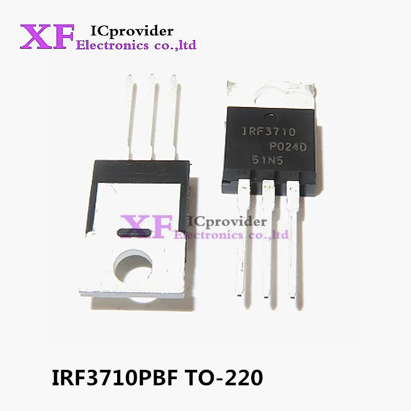 10-100Pcs 100% New Original field effect transistor IRF3710PBF IRF3710 Field Effect Tube MOSFET N 100V/57A  imported