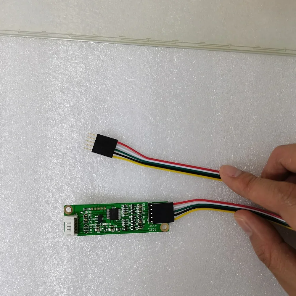 Imagem -04 - Sensor Resistive Touch Screen 17 mm 355x288 Fios 4:3 de Vidro Grosso Publicidade Industrial Substituição do Display do Carro 17