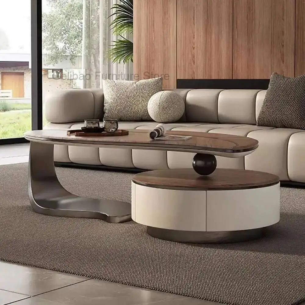 

Coffee Nordic Modern Table Living Vintage Premium Room Beautiful Side Table Aesthetic Elegant Tables Basses Home Furniture